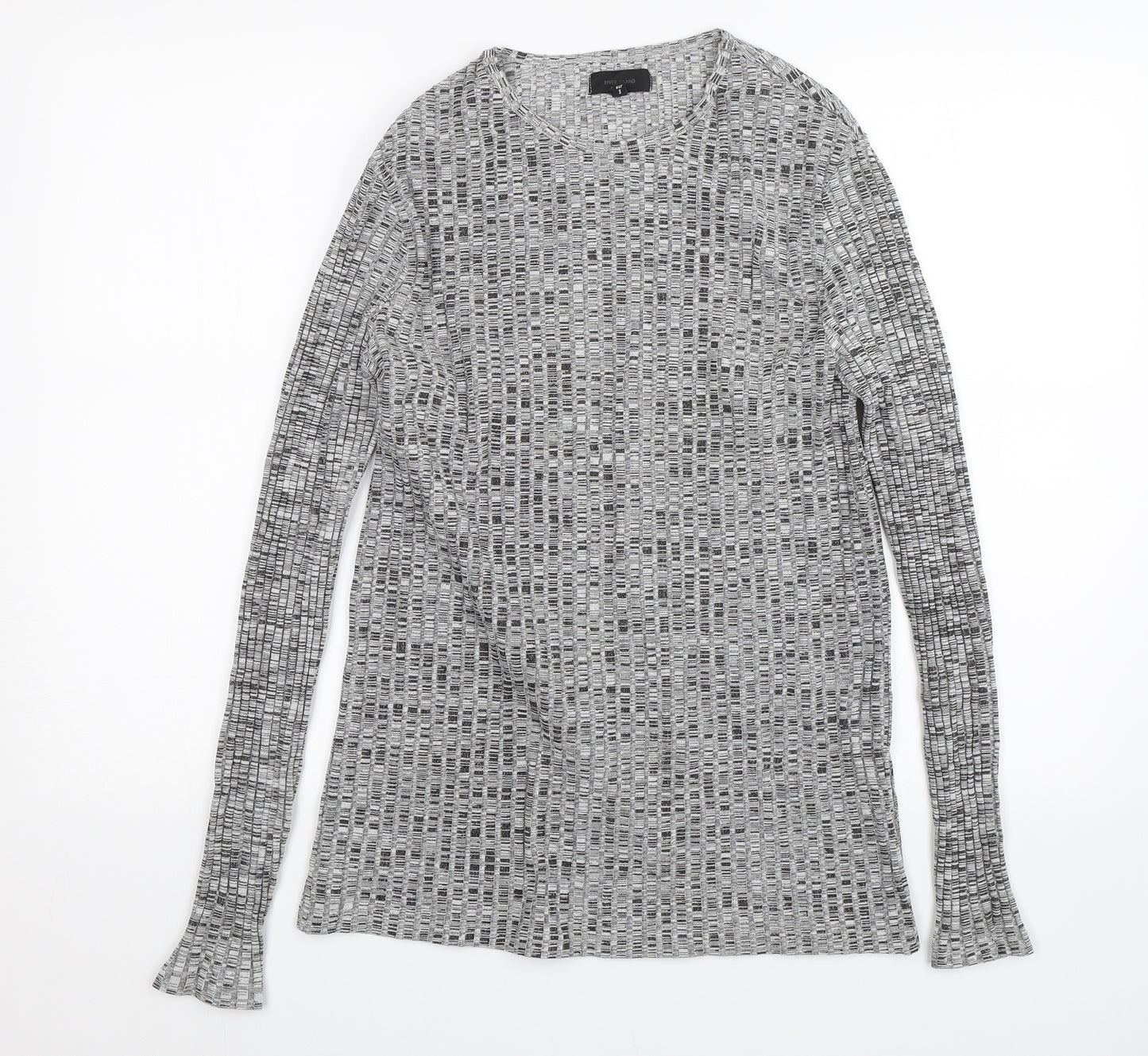 River Island Womens Grey   Pullover Jumper Size M