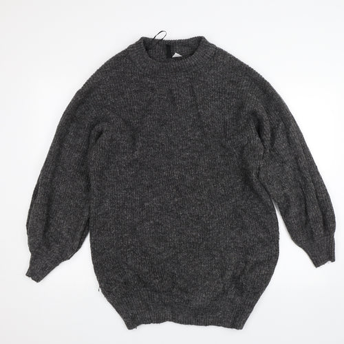Divided Womens Grey   Pullover Jumper Size S