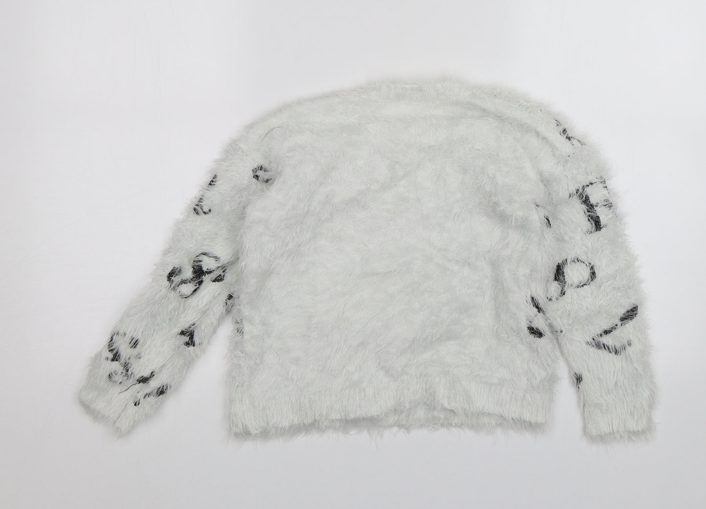 River Island Girls White   Pullover Jumper Size 9-10 Years