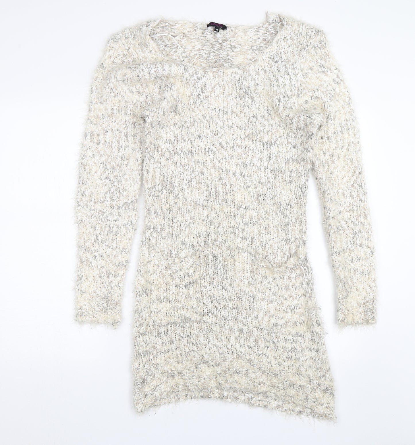 Stella Womens Beige   Jumper Dress  Size 14
