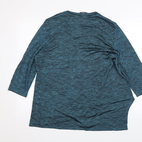 Bali Womens Blue   Basic Blouse Size XL