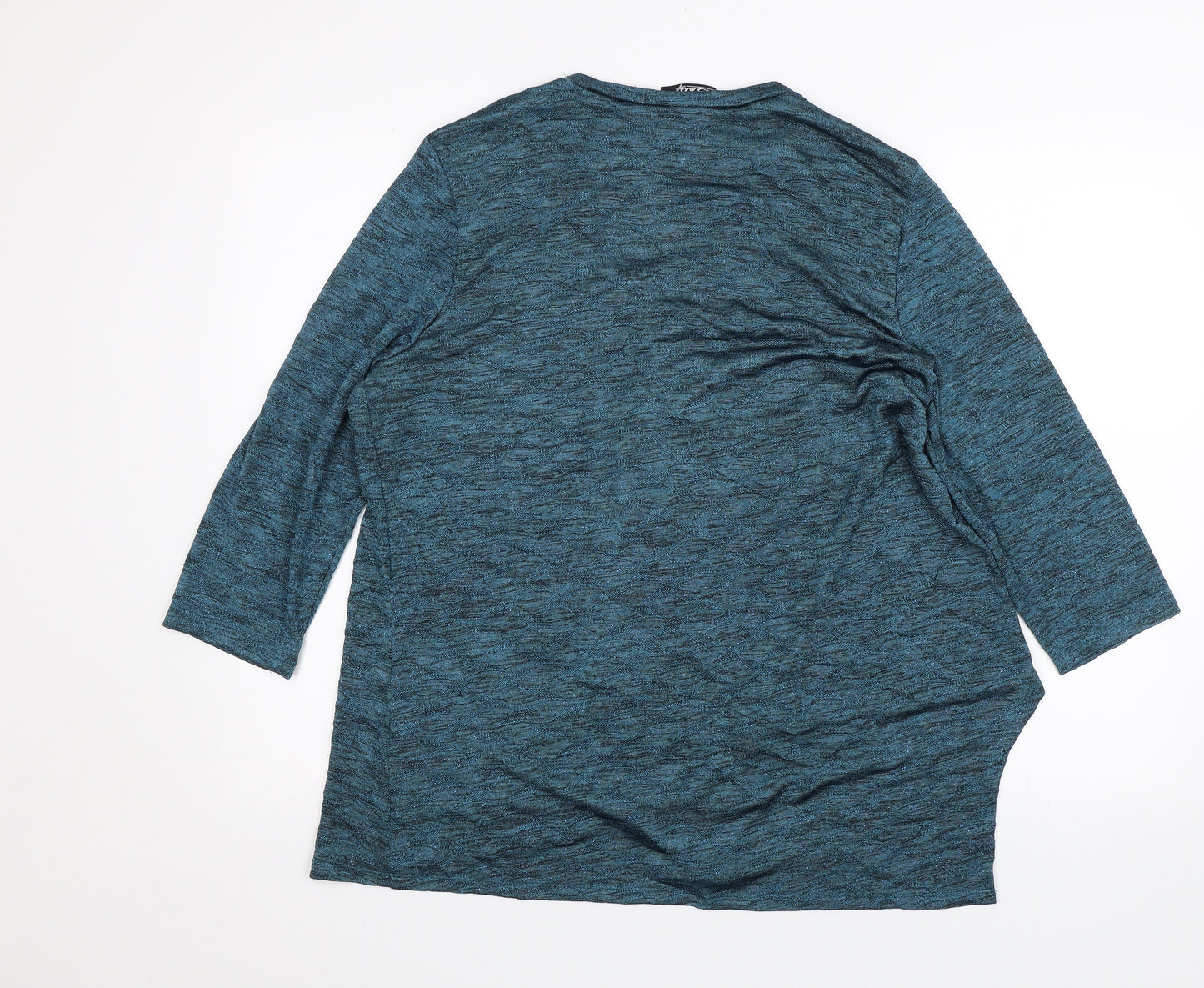 Bali Womens Blue   Basic Blouse Size XL