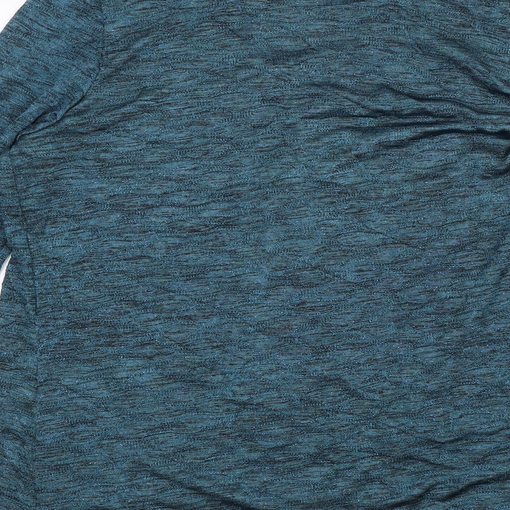 Bali Womens Blue   Basic Blouse Size XL