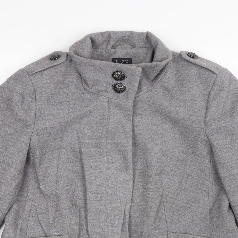 M&S Womens Grey   Jacket  Size 12