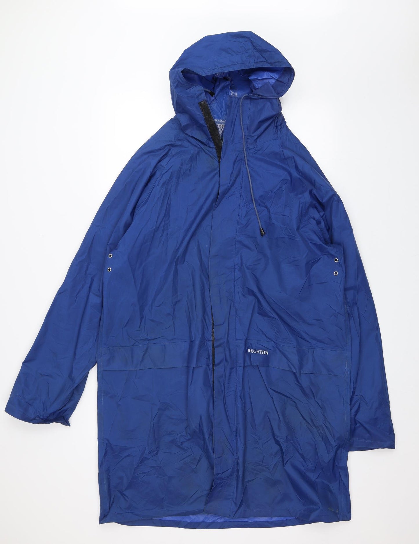 Regatta Mens Blue   Rain Coat Jacket Size L