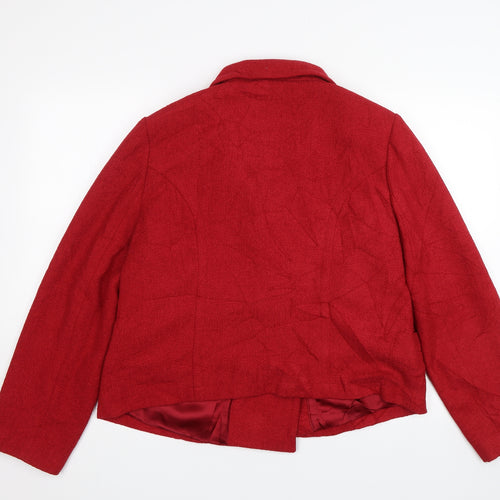 Planet Womens Red   Jacket  Size 16