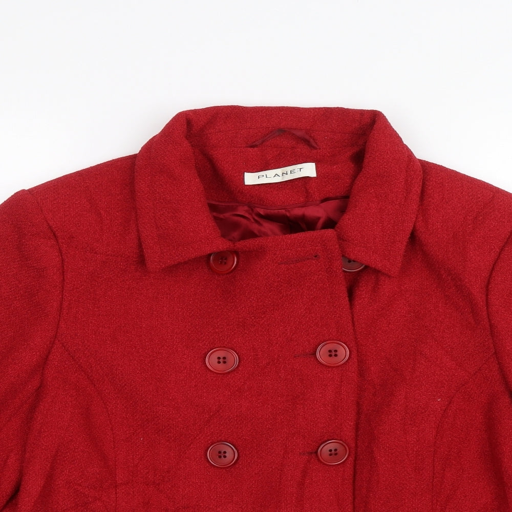 Planet Womens Red   Jacket  Size 16
