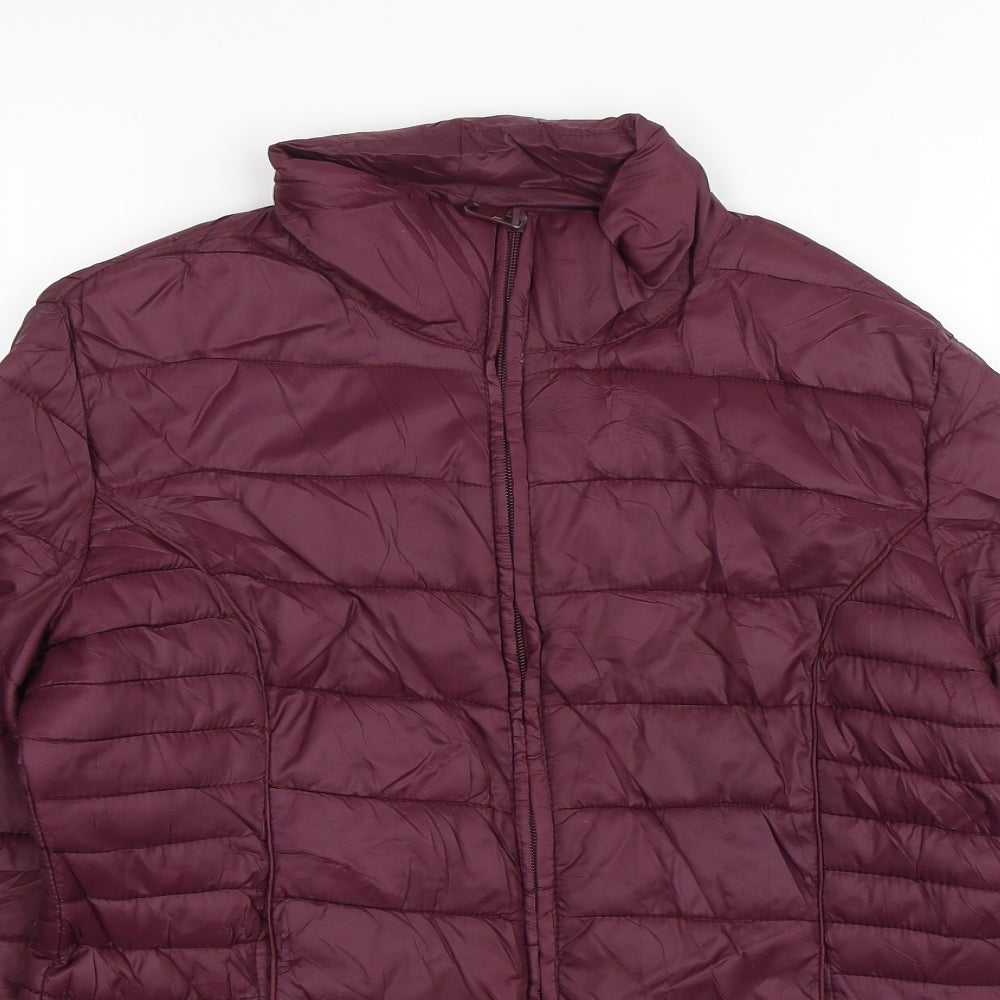 Atmosphere Womens Purple   Quilted Jacket Size M
