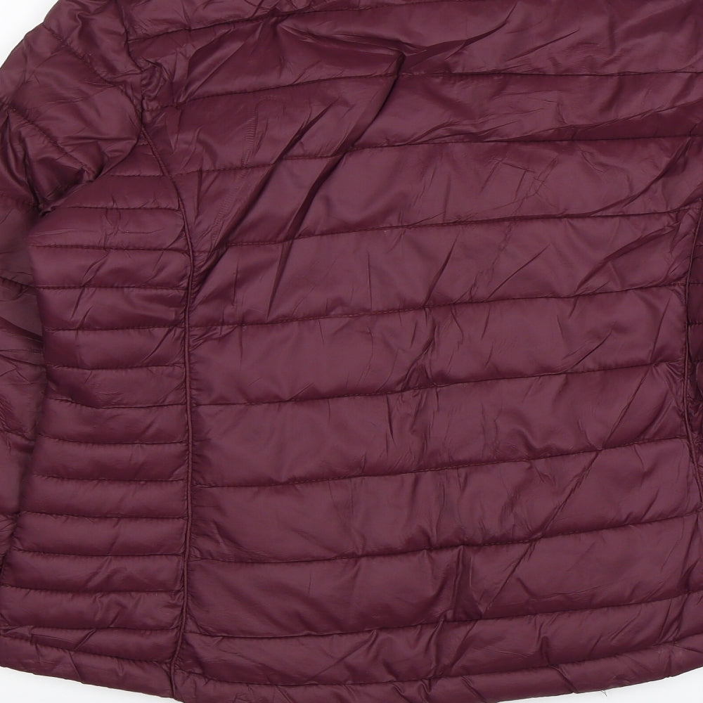 Atmosphere Womens Purple   Quilted Jacket Size M
