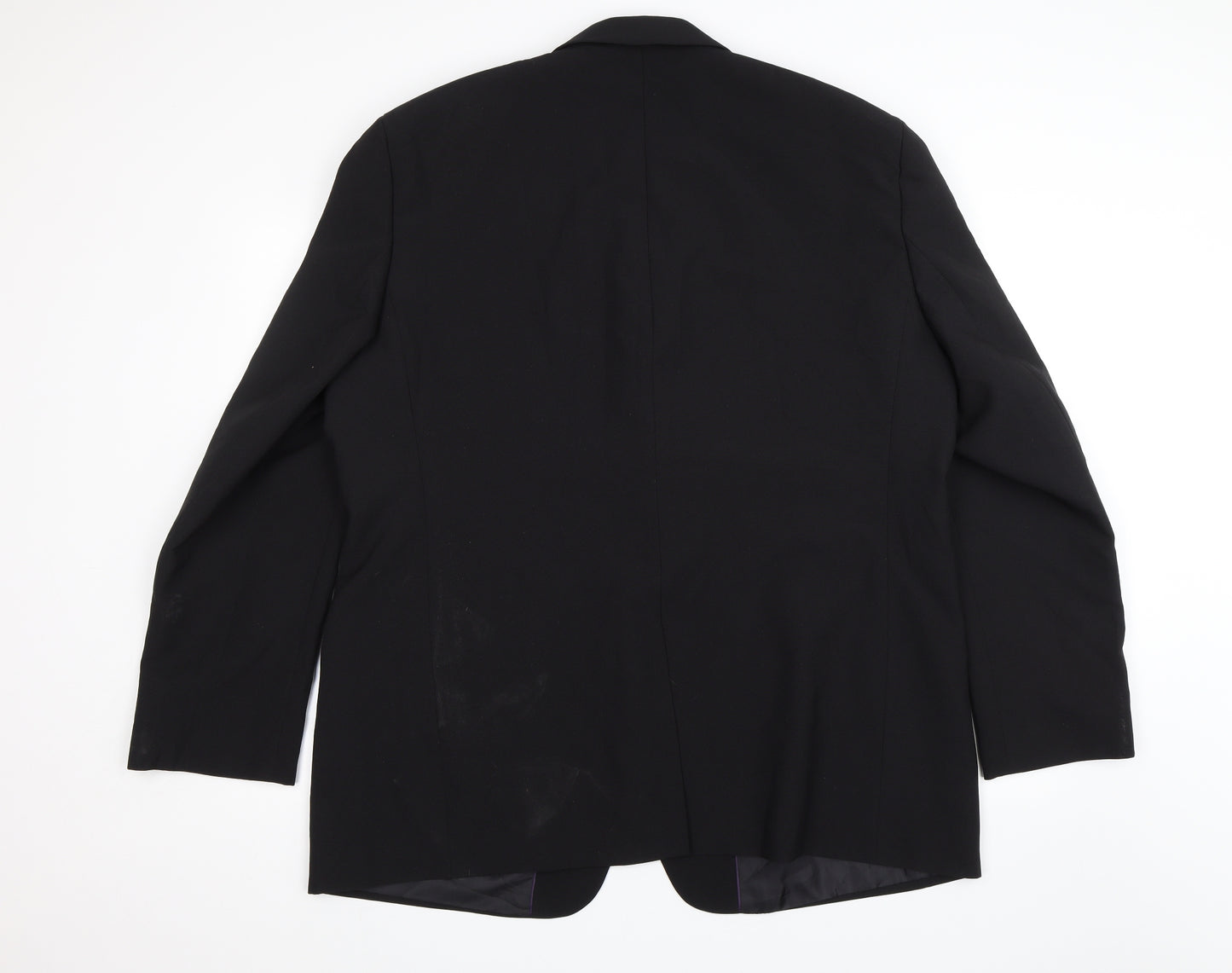 George Mens Black   Jacket Blazer Size 46