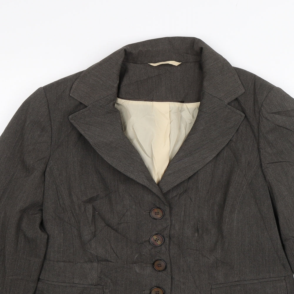 F&F Womens Grey   Jacket Blazer Size 12