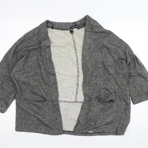 Divided Womens Grey   Cardigan Jumper Size S