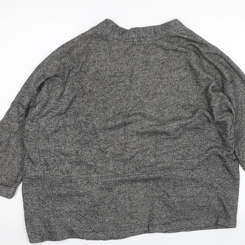 Divided Womens Grey   Cardigan Jumper Size S