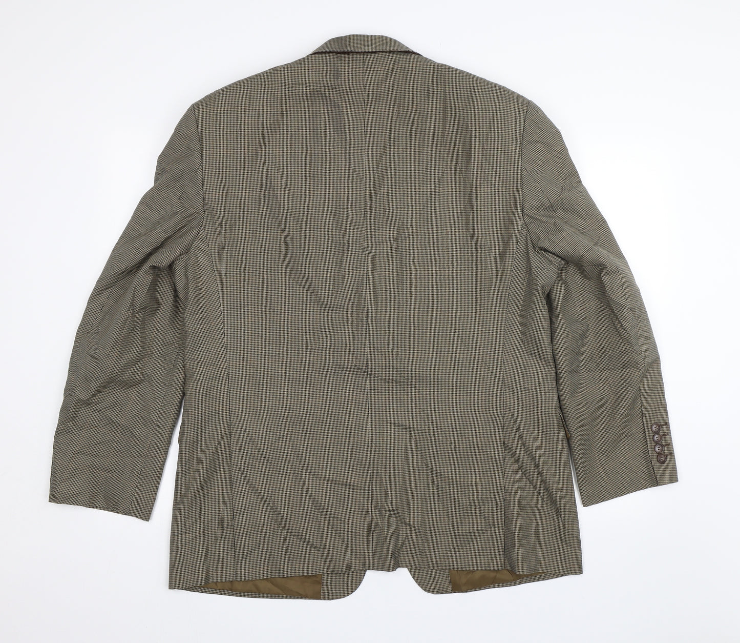 Marks and Spencer Mens Brown Check  Jacket Blazer Size 42