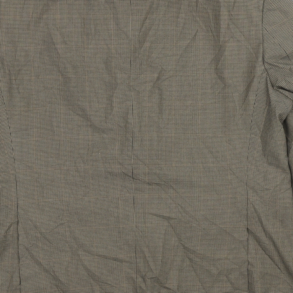 Marks and Spencer Mens Brown Check  Jacket Blazer Size 42