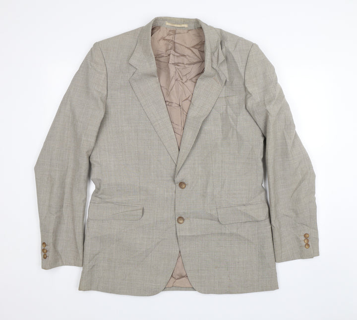 House of Fraser Mens Beige   Jacket Blazer Size 40