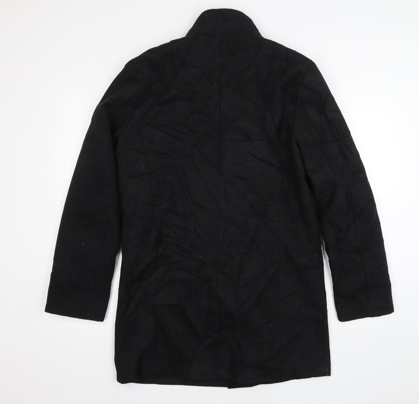F&F Womens Black   Pea Coat Jacket Size S