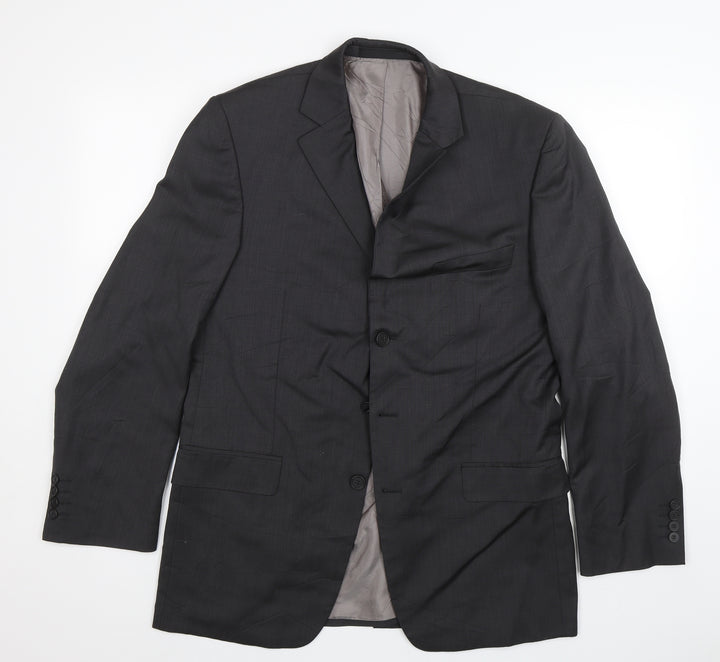 Marks and Spencer Mens Grey Jacket Blazer Size 40
