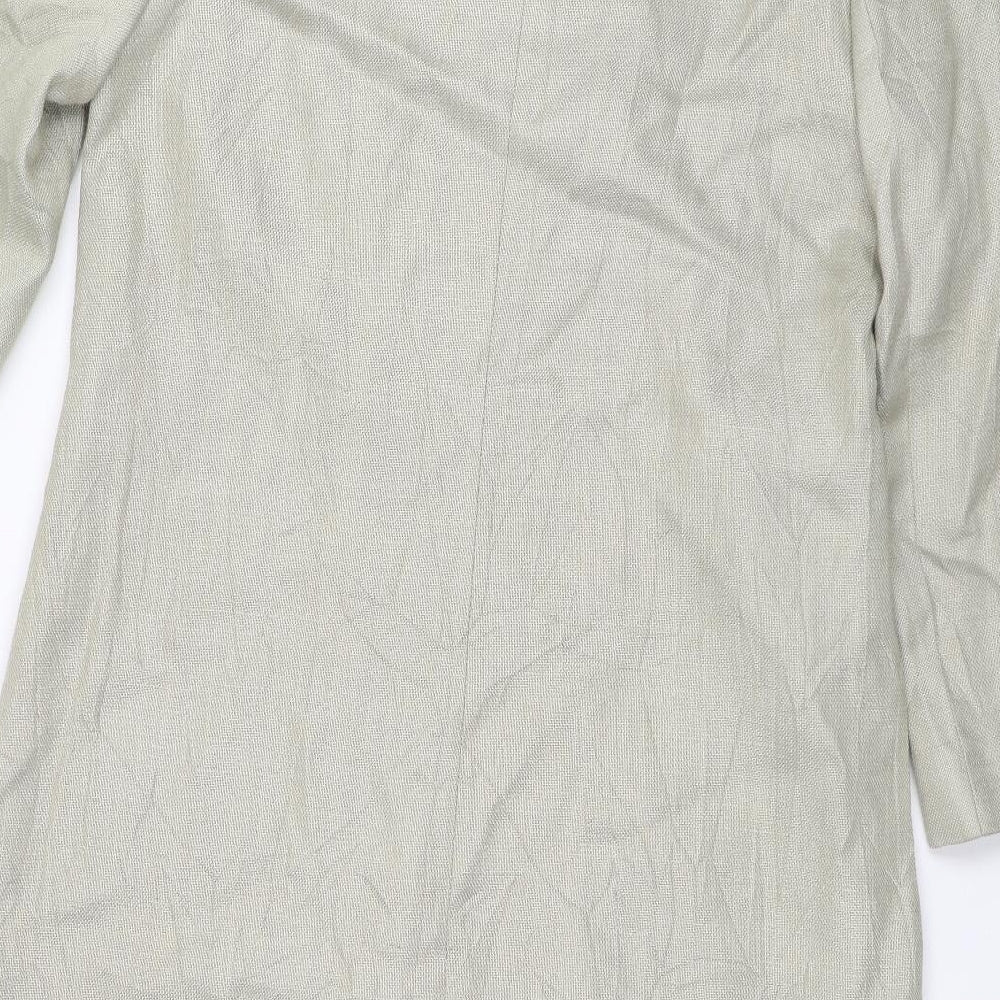 Jaeger Womens Green   Overcoat Jacket Size 14