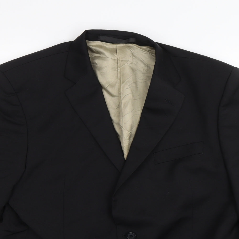 Marks and Spencer Mens Black   Jacket Blazer Size 42