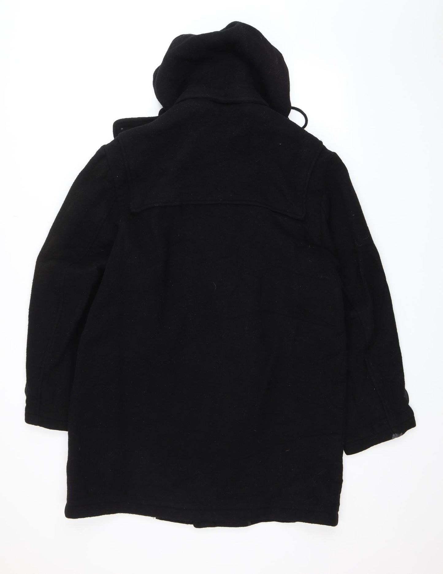 Pierre Remon Mens Black   Overcoat Jacket Size M