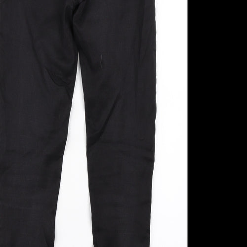 TU Womens Black  Denim Jegging Jeans Size 8 L26 in