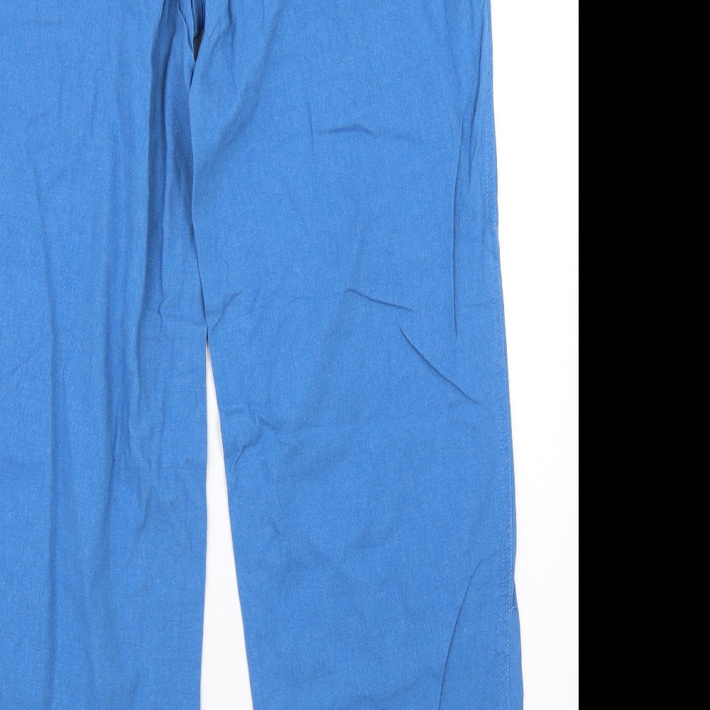Mia Moda Womens Blue   Trousers  Size 36 in L28 in