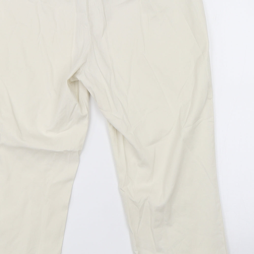 Preworn Womens Beige   Trousers  Size 38 in L23 in