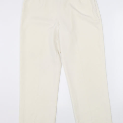 Punt Roma Womens White   Dress Pants Trousers Size 42 L28 in