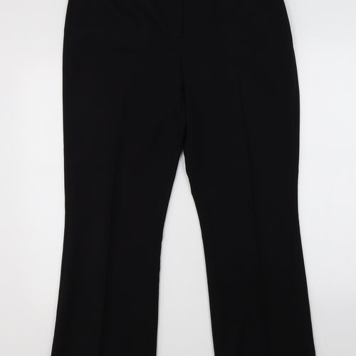 BHS Womens Black   Dress Pants Trousers Size 14 L28 in