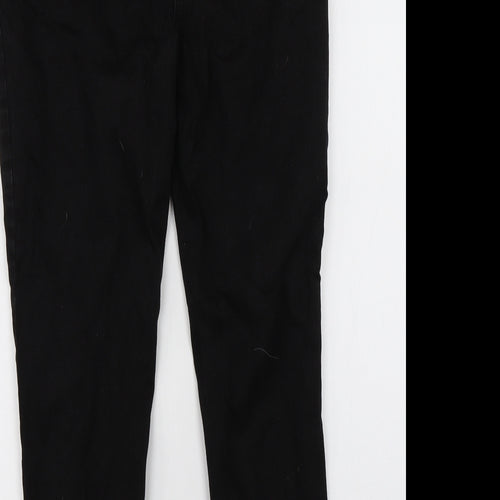 Papaya Womens Black  Denim Skinny Jeans Size 14 L24 in