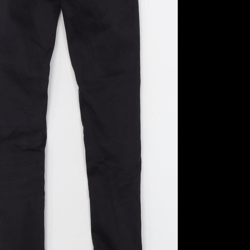Topshop Womens Black  Denim Skinny Jeans Size 25 in L28 in