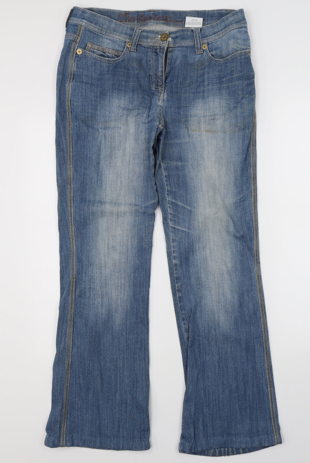 NEXT Womens Blue  Denim Bootcut Jeans Size 12 L28 in