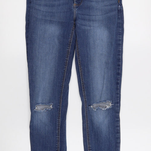 Denim Co Womens Blue  Denim Skinny Jeans Size 10 L26 in