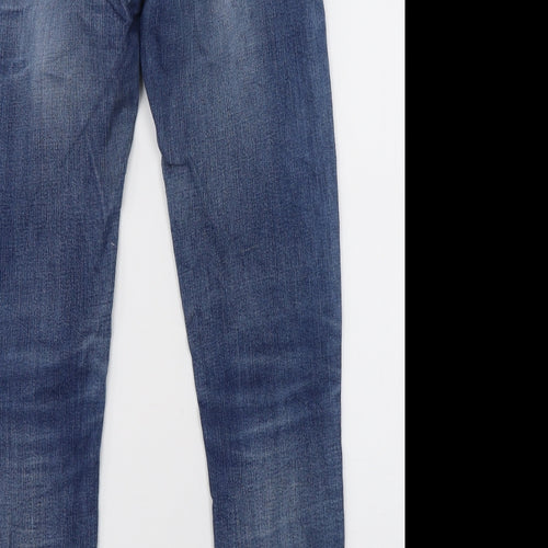 Miss Cherry Womens Blue  Denim Straight Jeans Size 26 in L26 in