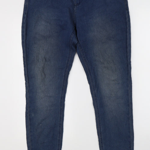 Beloved Womens Blue  Denim Skinny Jeans Size 12 L28 in