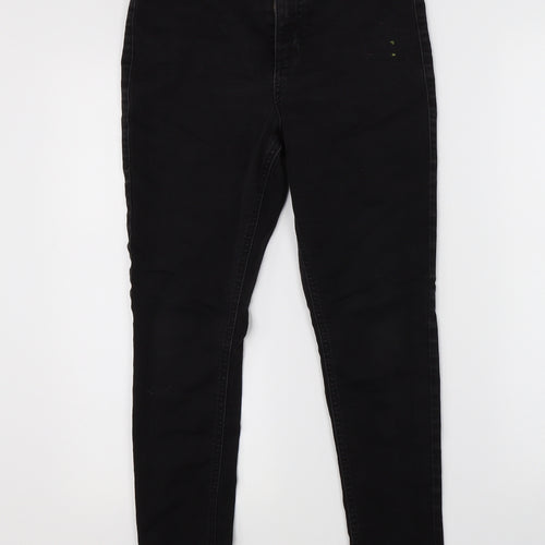 M&S Womens Black  Denim Skinny Jeans Size 8 L24 in