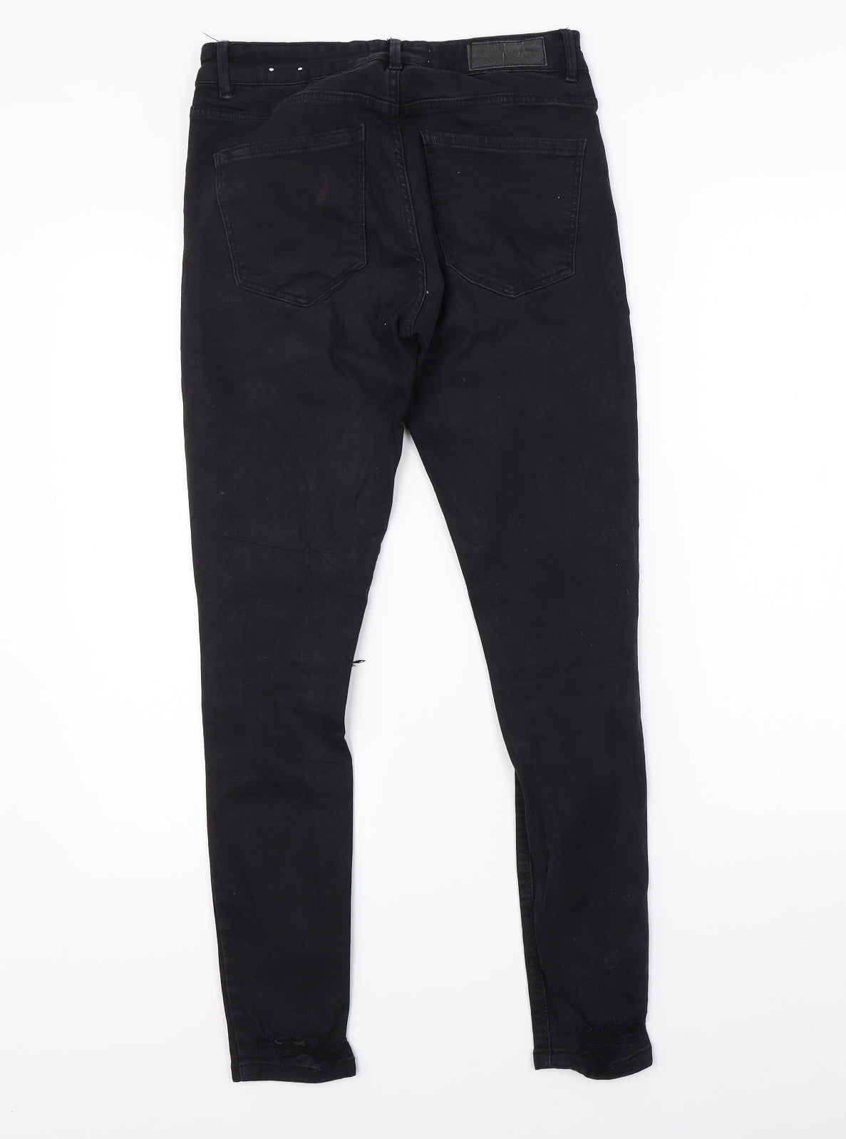 Pull & Bear Womens Black  Denim Skinny Jeans Size 10 L27 in