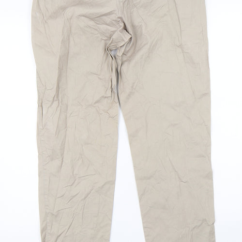 Blue Motion Womens Beige   Chino Trousers Size 8 L28 in