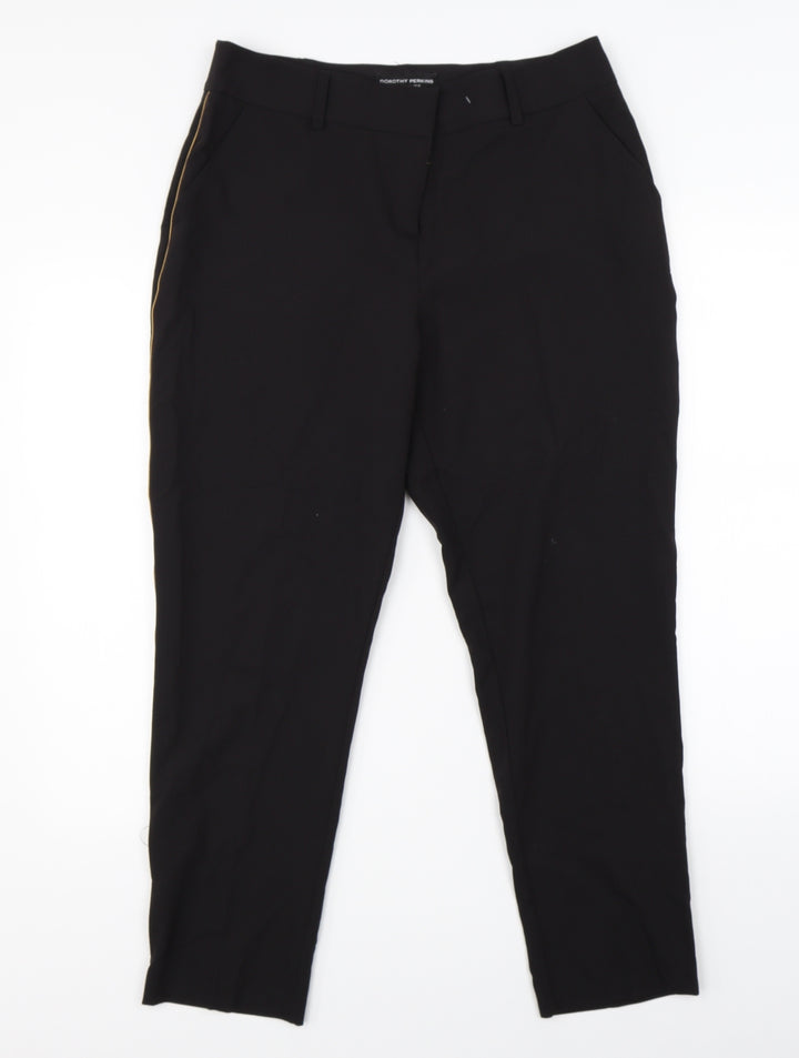 Dorothy Perkins Womens Black   Dress Pants Trousers Size 12 L24 in