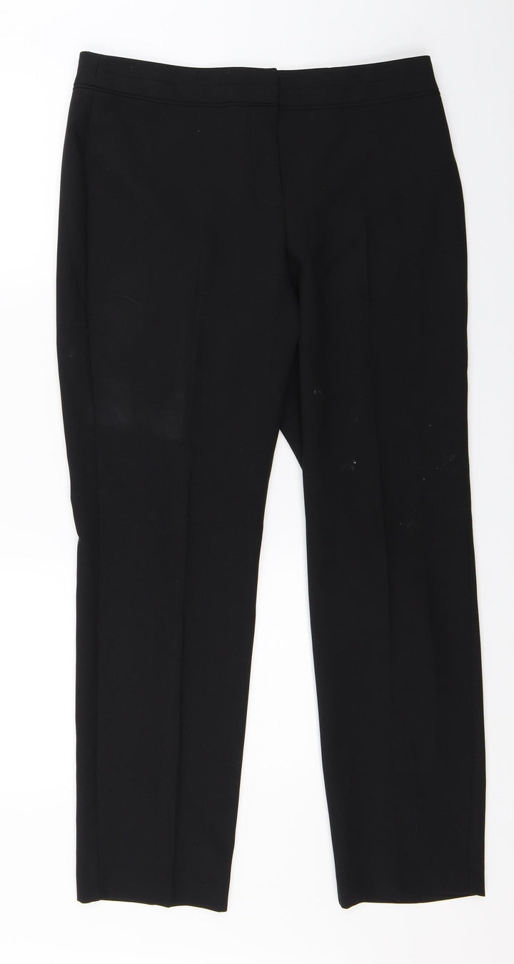 F&F Womens Black Dress Pants Trousers Size 10 L26 in