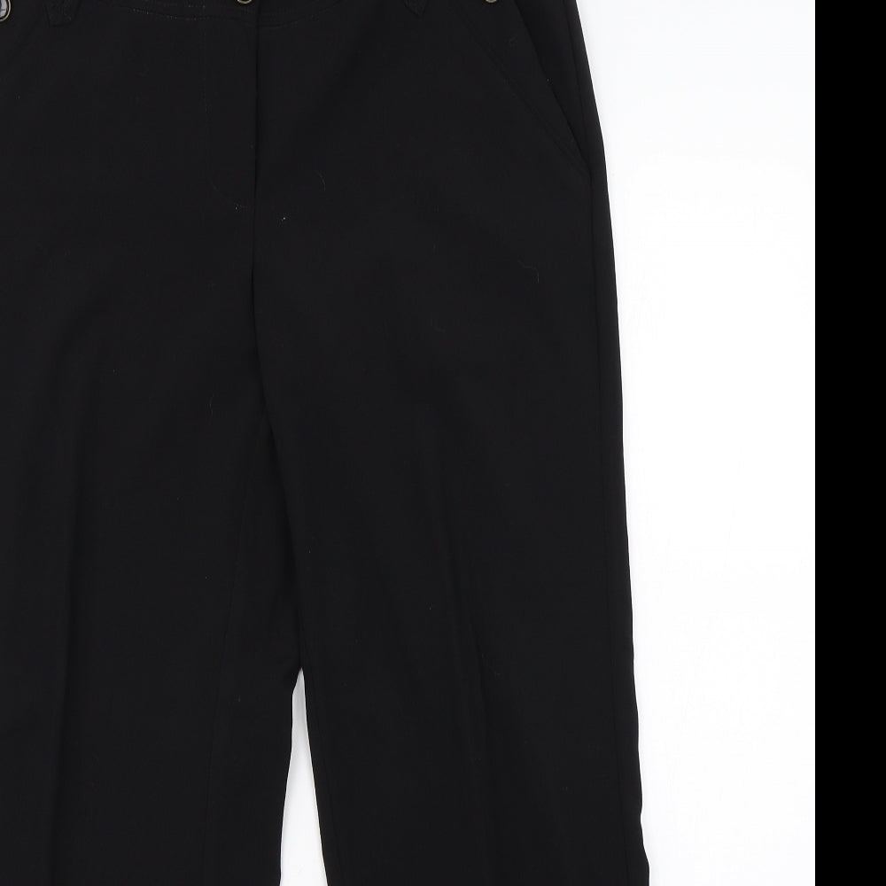 New Look Womens Black   Trousers  Size 12 L26 in