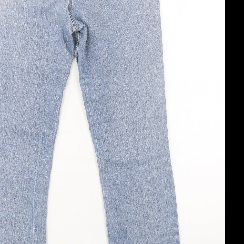 BHS Womens Blue  Denim Straight Jeans Size 14 L23 in