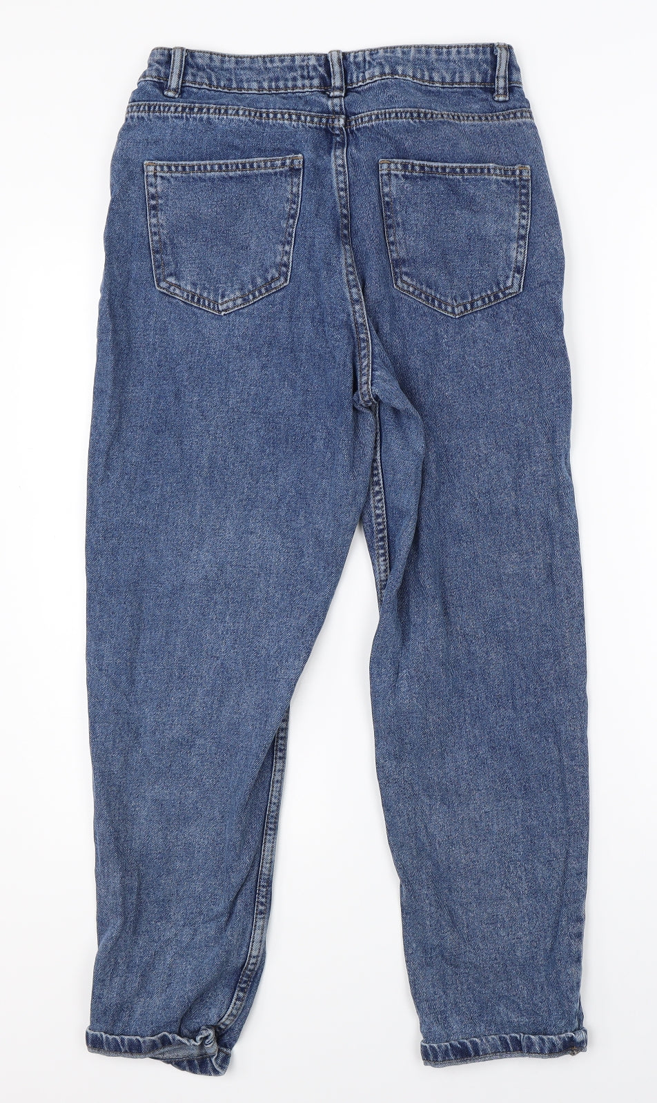 Denim Co Womens Blue  Denim Boyfriend Jeans Size 8 L24 in