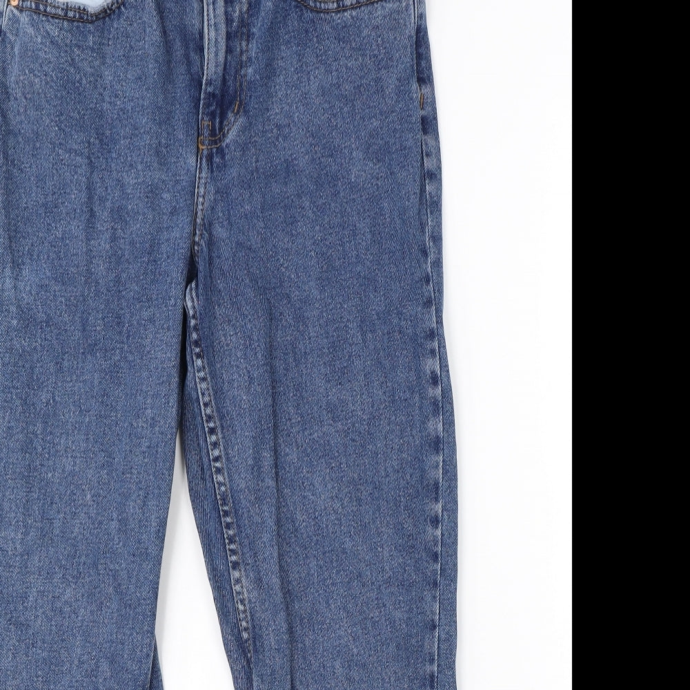 Denim Co Womens Blue  Denim Boyfriend Jeans Size 8 L24 in
