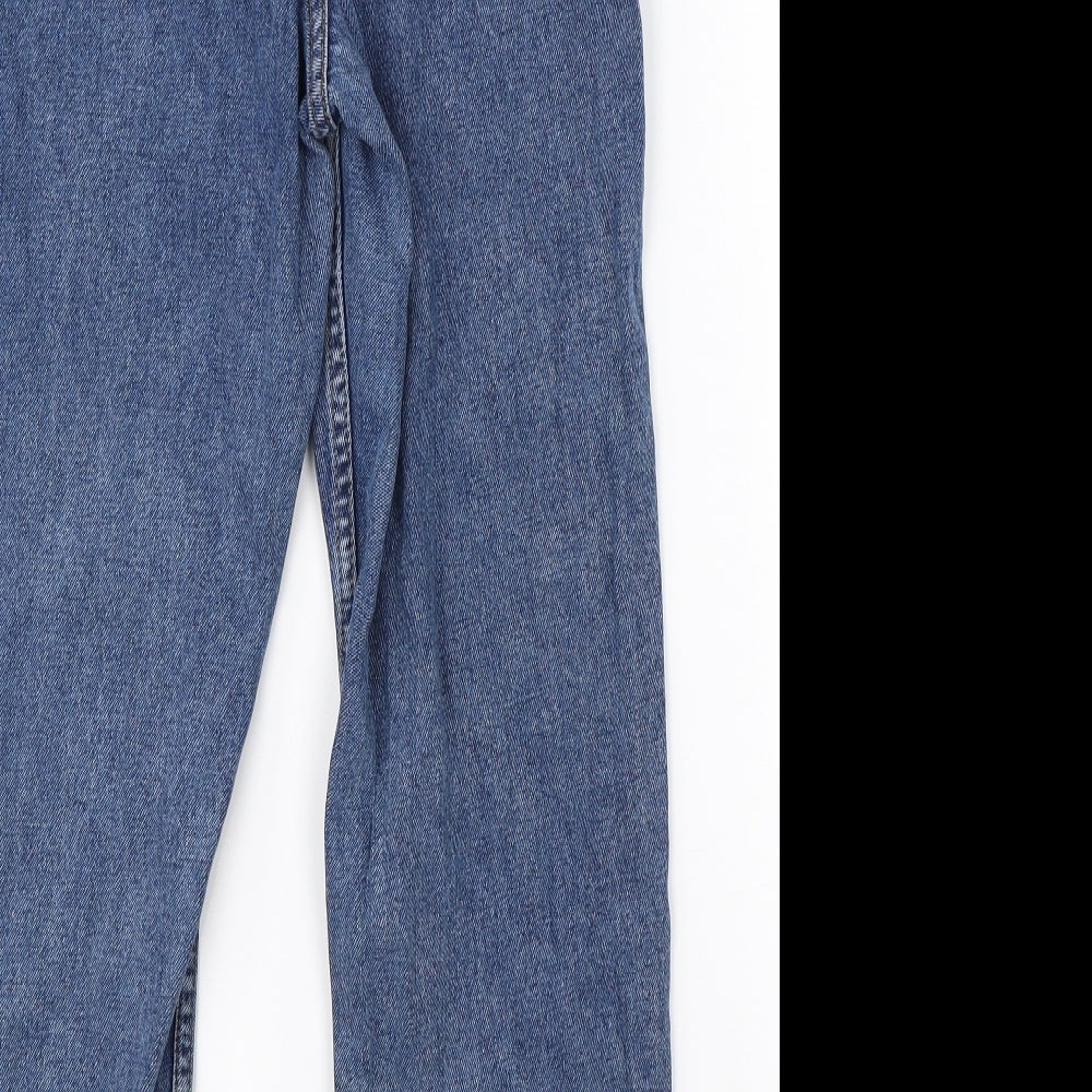 Denim Co Womens Blue  Denim Boyfriend Jeans Size 8 L24 in