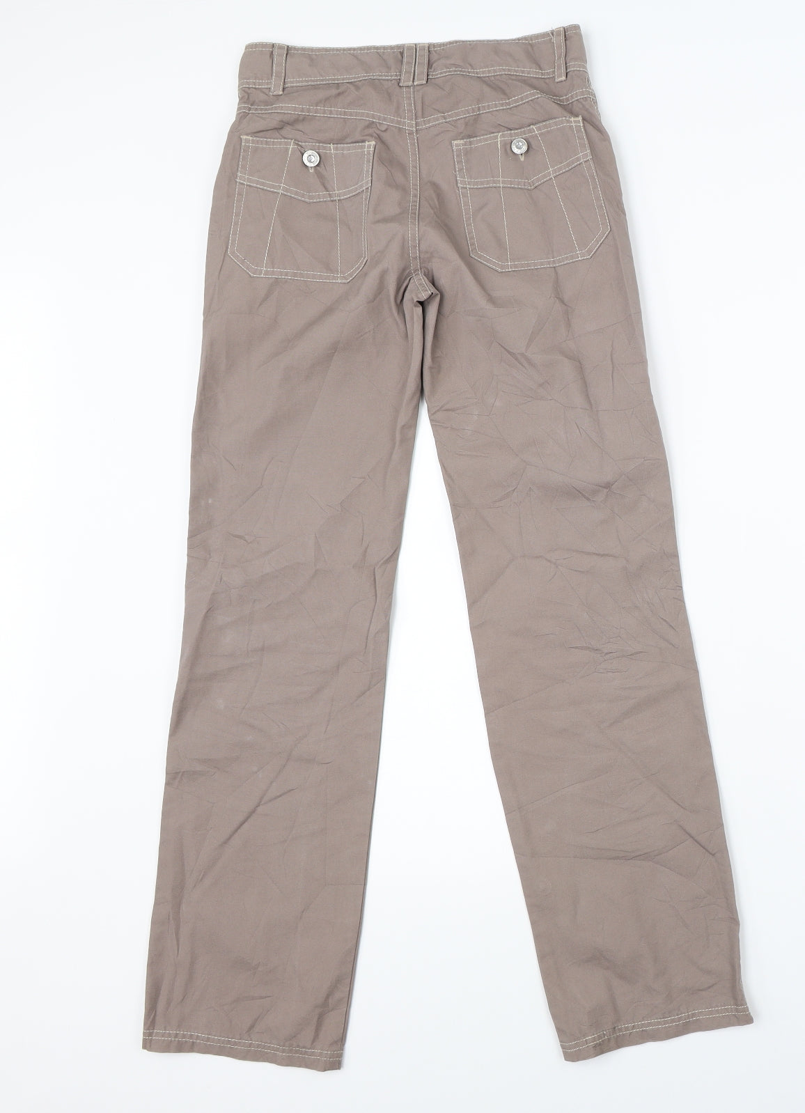 Preworn Girls Brown   Cargo Trousers Size 13 Years