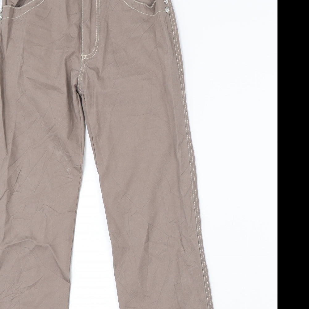 Preworn Girls Brown   Cargo Trousers Size 13 Years