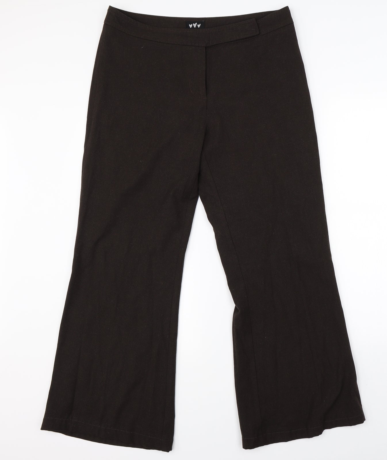 Per Una Womens Brown   Dress Pants Trousers Size 14 L28 in