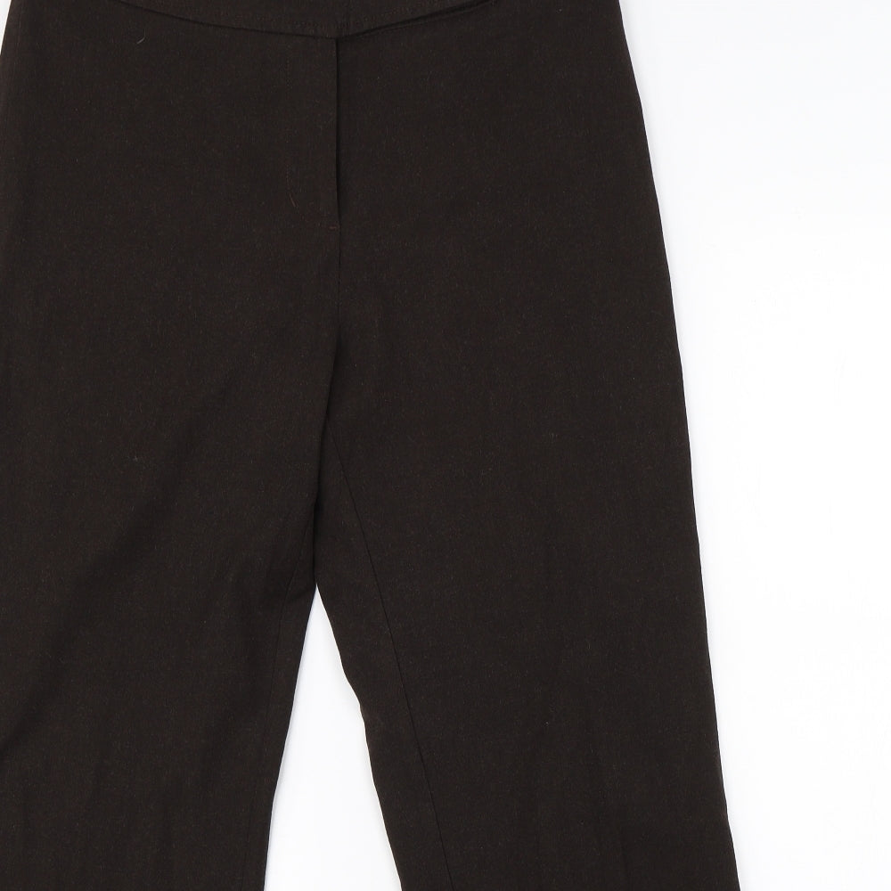Per Una Womens Brown   Dress Pants Trousers Size 14 L28 in